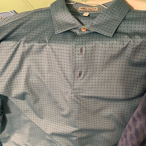 Multiple Peter Millar men’s shirts.  $25 each or $100 for all 5! - Picture 4 of 5